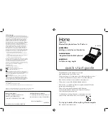 iHome IH-IM2103 Quick Start Manual preview