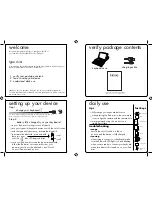 Preview for 2 page of iHome IH-IM2103 Quick Start Manual