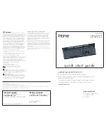 iHome IH-K210MB Quick Start Manual preview