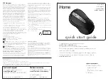 iHome IH-M165ZB Quick Start Manual preview