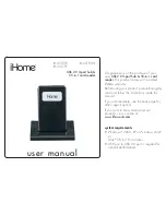 Preview for 1 page of iHome IH-U515FB User Manual