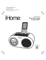 iHome iH33 Quick Start Manual preview