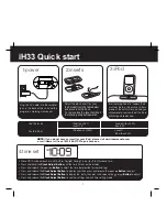 Preview for 4 page of iHome iH33 Quick Start Manual