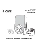 iHome iH41 Instruction Manual preview