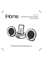 iHome iH64 Owner'S Manual предпросмотр