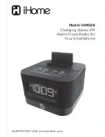 iHome iHM50R User Manual preview