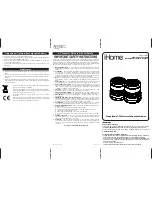 Предварительный просмотр 1 страницы iHome iHM62 Instruction Manual