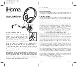 Preview for 1 page of iHome iHome iB36 Quick Start Manual