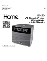 iHome iHome iBN20 Instruction Manual preview