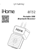 Preview for 1 page of iHome iHome iBT52 Instruction Manual