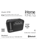 iHome iKT50 Instruction Manual preview