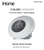 iHome iM30 Quick Start Manual preview