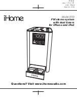 iHome IP39 Instruction Manual preview