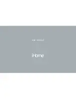 iHome iStand User Manual preview