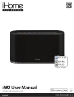 iHome iW2 air series User Manual preview