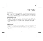 Preview for 2 page of iHome iWBT400 Instruction Manual