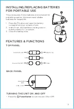 Предварительный просмотр 3 страницы iHome iZ20 Instruction Manual