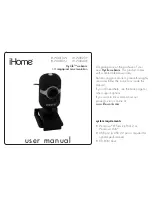 Предварительный просмотр 1 страницы iHome MyLife IH-W301DW User Manual