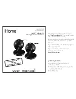 iHome MyLife IH-W305DB User Manual preview