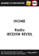 iHome POWERCLOCK IBT235W Instructions Manual preview