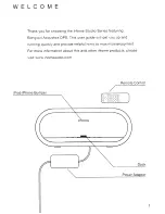 Предварительный просмотр 2 страницы iHome Studio Series User Manual