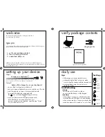 Preview for 2 page of iHome Type Pro IH-IP2104 Quick Start Manual