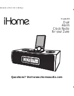 iHome ZN9 Instruction Manual preview