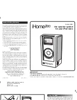 iHome2GO iHM1 Instruction Manual preview