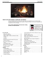 Предварительный просмотр 4 страницы IHP Astra Fireplaces Altair 40DEN-B Operation Instructions Manual