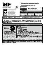 IHP DUALBURNEROD24N Assembly, Installation And Operation Instructions preview