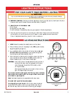 Preview for 9 page of IHP DUALBURNEROD24N Assembly, Installation And Operation Instructions