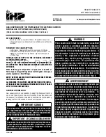 IHP F2624 Manual preview