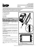 Preview for 1 page of IHP FP4125-BDVI32 Installation Instructions