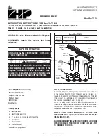 IHP HeatFlo Kit HTFLO-LIN60 Installation Instructions Manual preview