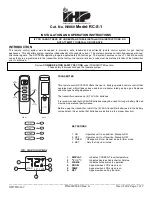 IHP RC-S-1 Operation Manual preview