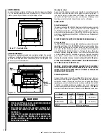 Preview for 12 page of IHP Superior Fireplaces WRT3920WS Installation And Operation Instruction Manual