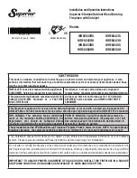 Предварительный просмотр 1 страницы IHP Superior WRE6842RS Assembly, Installation And Operation Instructions