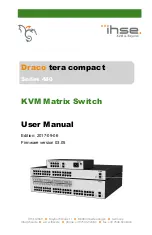 Preview for 1 page of Ihse Draco tera compact 480 Series User Manual