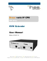 Ihse Draco vario IP CPU User Manual preview