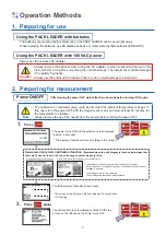 Предварительный просмотр 9 страницы Iijima PACK LEADER RO-105LS Operation Manual