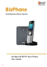 iiNet BizPhone W76P User Manual preview