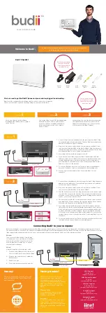 iiNet Budii Quick Installation Manual preview