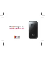 Preview for 1 page of iiNet MobiiHotspot 3G Quick Installation Manual