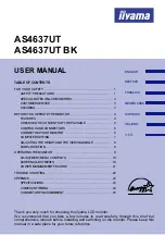 Iiyama AS4637UT User Manual предпросмотр