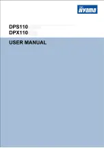 Предварительный просмотр 1 страницы Iiyama DPS110 User Manual