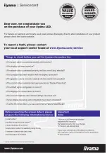 Preview for 2 page of Iiyama G-MASTER G2470HSU User Manual