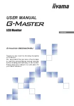 Предварительный просмотр 1 страницы Iiyama G-Master GB2560HSU User Manual