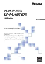 Iiyama G-Master GB2730QSU User Manual предпросмотр