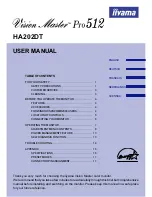 Предварительный просмотр 2 страницы Iiyama HA202DT User Manual