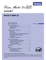 Предварительный просмотр 42 страницы Iiyama HA202DT User Manual